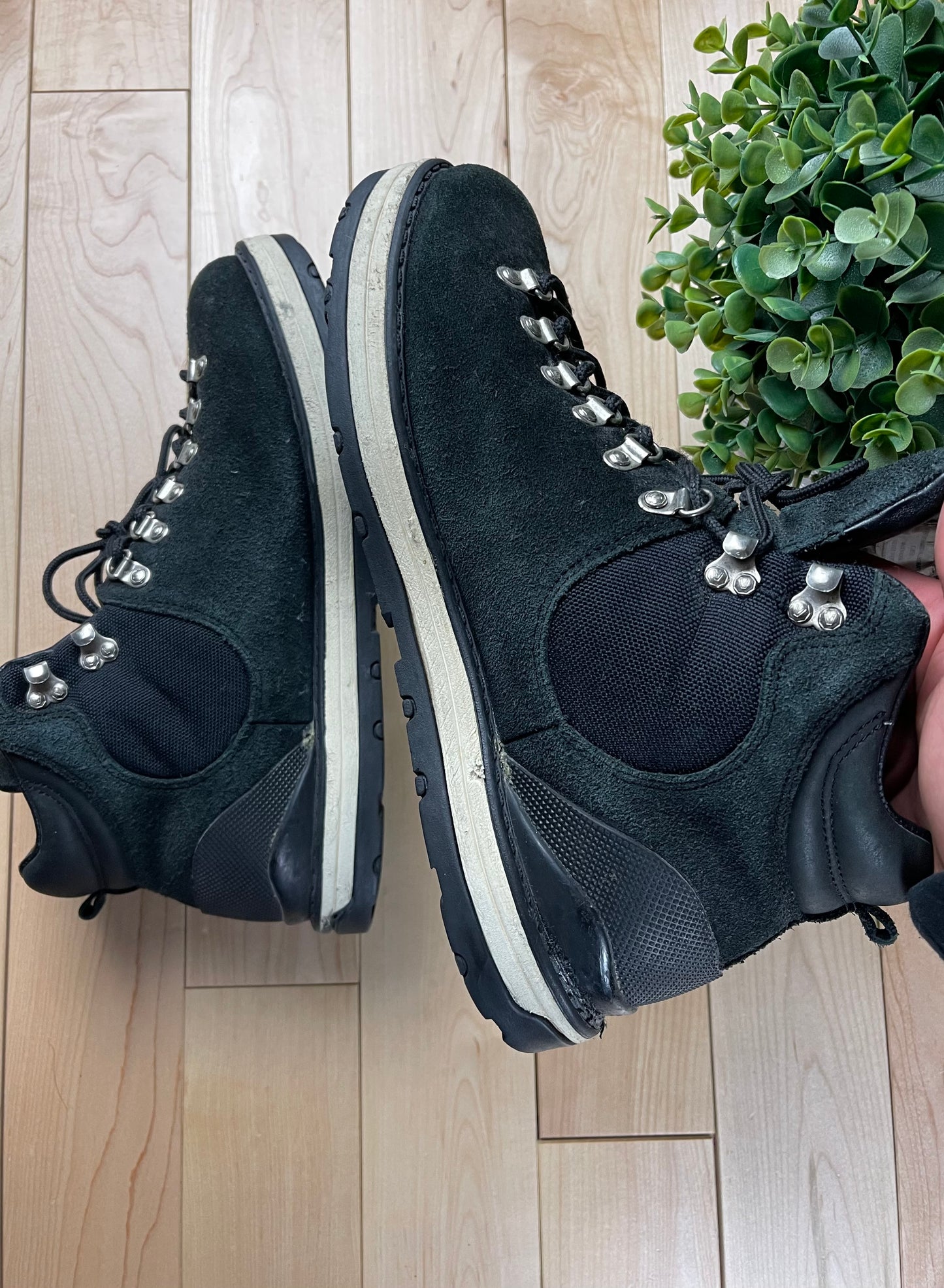 Visvim ‘Serra’ Black Suede High Top Hiking Boots