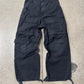 AW2023 Balenciaga Distressed Convertible Black Cargo Pants