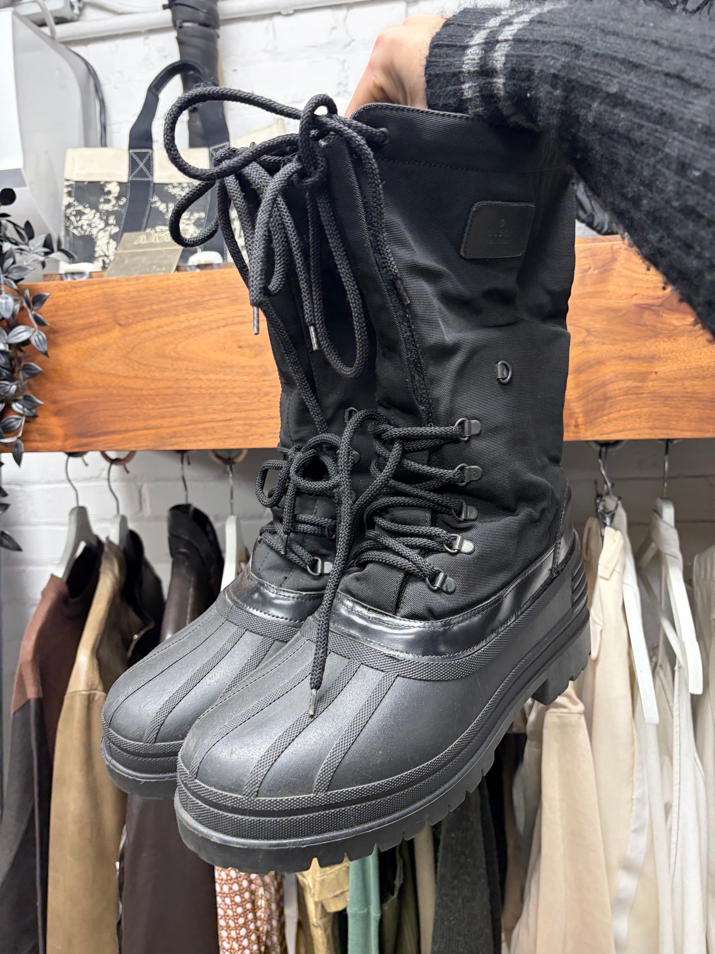Vintage Gucci by Tom Ford Canvas/Rubber Duck Hunting Boots