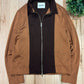 AW2023 Jil Sander Brown Two Tone Track Jacket