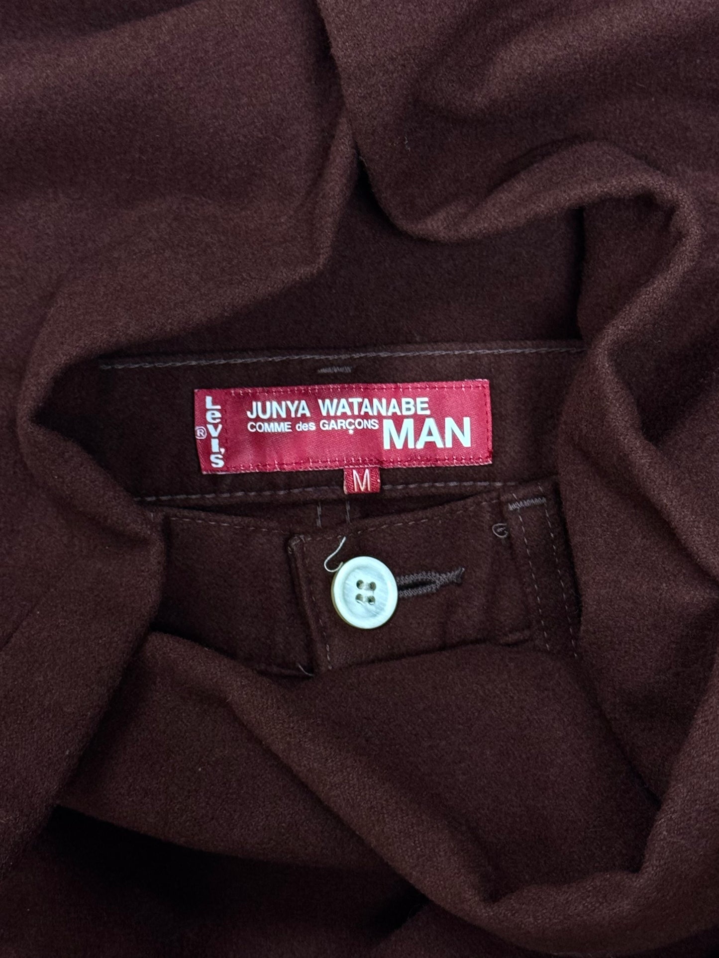 AW2002 Junya Watanabe x Levi’s Wool ‘School Uniform’ Trousers