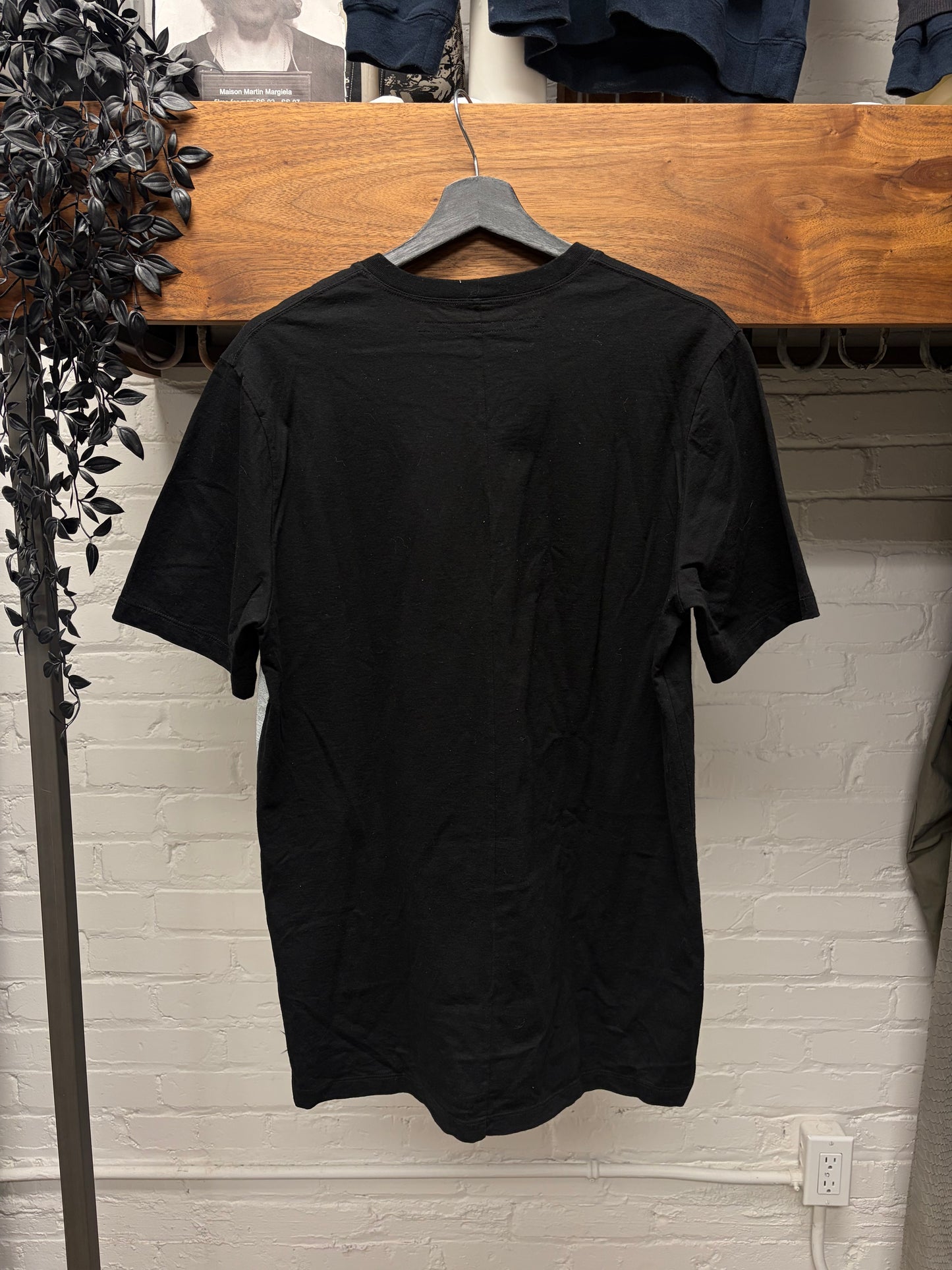 SS2021 Julius Cut n Sew Patchwork Black Jersey Cotton Graphic T-Shirt