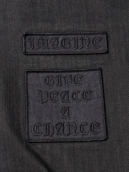 AW2004 Number (N)ine ‘Give Peace A Chance’ Patchwork Denim