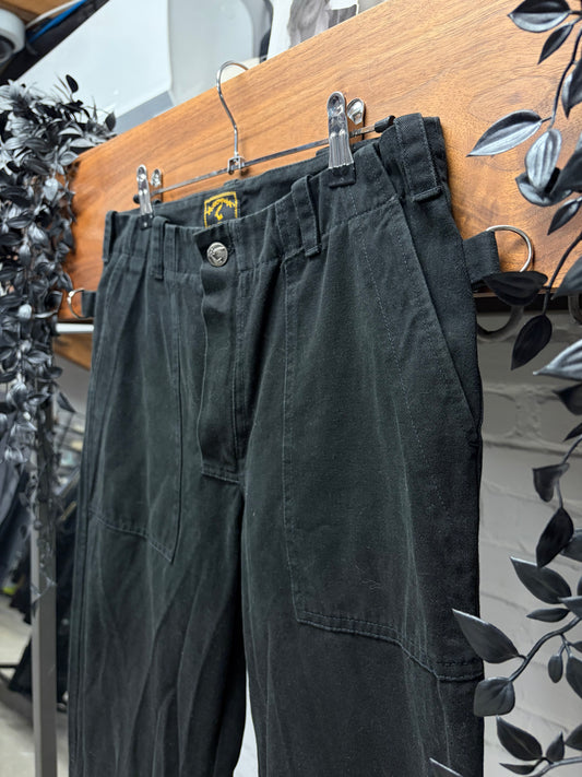 Vivienne Westwood Black ‘D-Ring’ Baker Straight Cut Pants