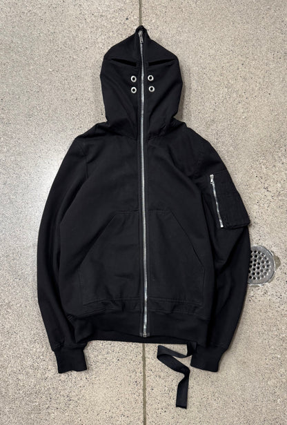 Rick Owens DRKSHDW ‘GIMP’ Black Cotton/Canvas Flight Bomber