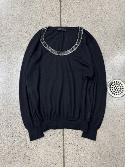 Alexander McQueen ‘Safety Pin’ Cashmere Knit Sweater