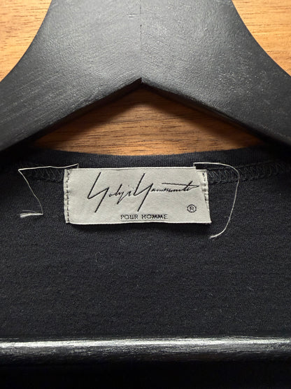 Yohji Yamamoto Pour Homme ‘Spider in the Web’ Black Graphic T-Shirt