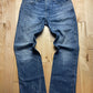 Nudie Jeans Organic Cotton Washed Blue Bootcut Denim