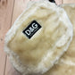 2000s Dolce & Gabbana Faux Fur Handbag + Hip Clutch