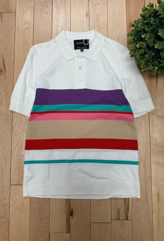 Raf Simons x Fred Perry Striped Polo