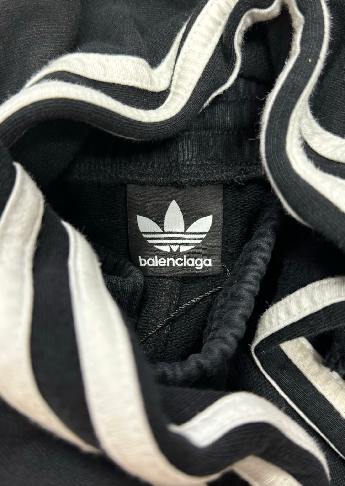 Balenciaga x Adidas Wide Leg 3 Stripe Sweatpants