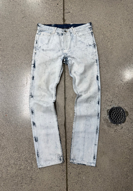 2012 Maison Margiela x H&M ‘Paint Coated’ White Denim