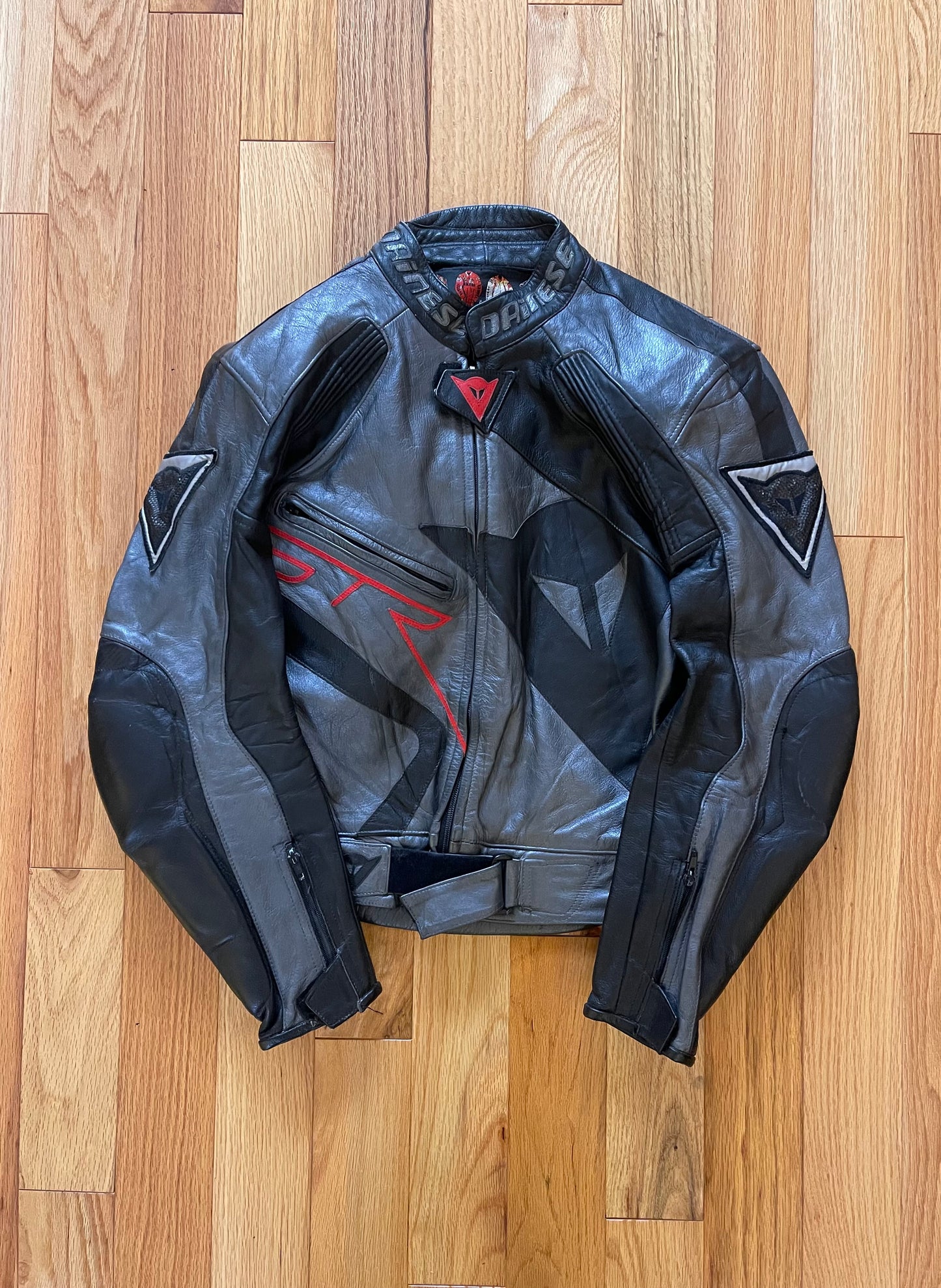 Dainese Leather ‘Cafe Racer’ Patchwork Leather Jacket