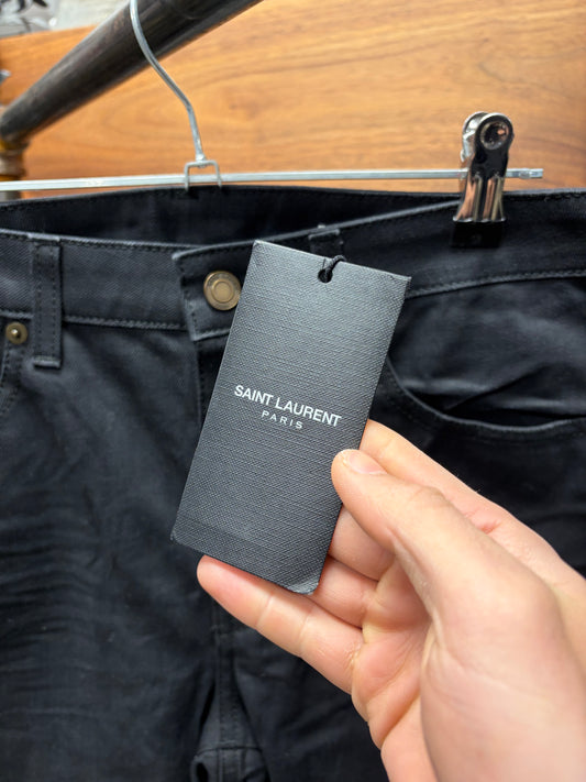 2021 Saint Laurent ‘D05’ Black Skinny Jeans