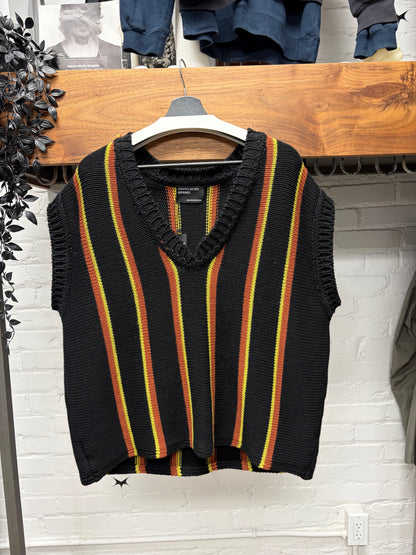 SS2022 Enfants Riches Deprimes ‘Runway’ Merino Wool Striped Knit Sweater Vest