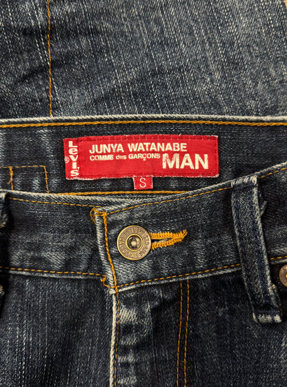 2000s Junya Watanabe c Levi’s ‘501’ Contrast Stitch Bootcut Denim