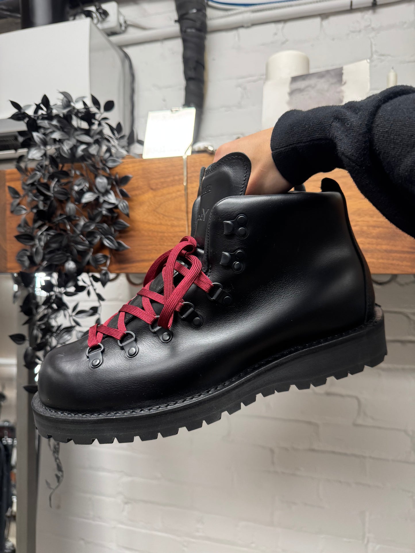 Yohji Yamamoto x Danner ‘Ground Y’ Classic Leather Hiking Boots
