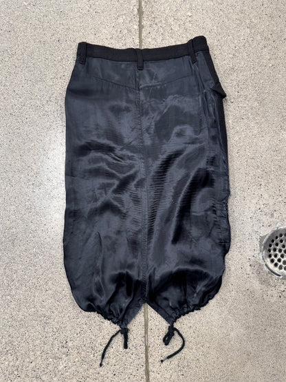Yohji Yamamoto ‘Y’s’ Fishtail Wool/Silk Parachute Skirt