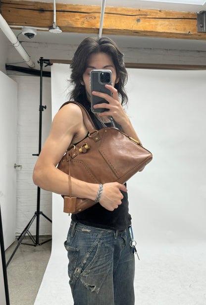 2000’s YSL ‘Muse’ Brown Leather Shoulder Bag