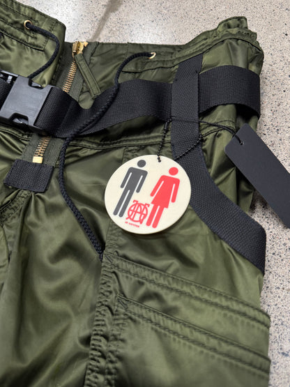 AW2003 Jean Paul Gaultier ‘Parachute’ Military Green Bondage Cargo Pants