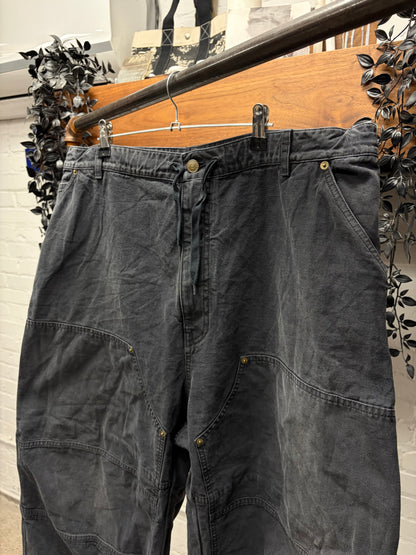 AW2024 Balenciaga Distressed ‘Lumber’ Double Knee Drawstring Denim