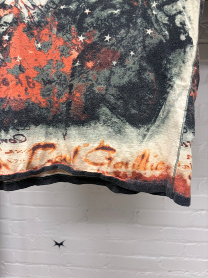 Vintage Jean Paul Gaultier ‘Japanese Art’ Mesh Tank Top