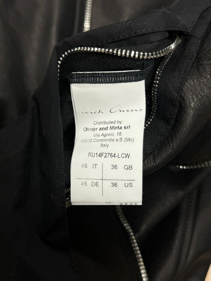 AW2014 Rick Owens ‘Stooges’ Calfskin Leather Biker Jacket