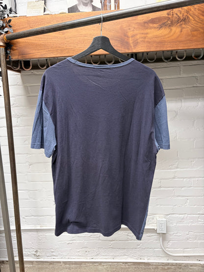 2000s Gucci Varsity Logo Graphic T-Shirt