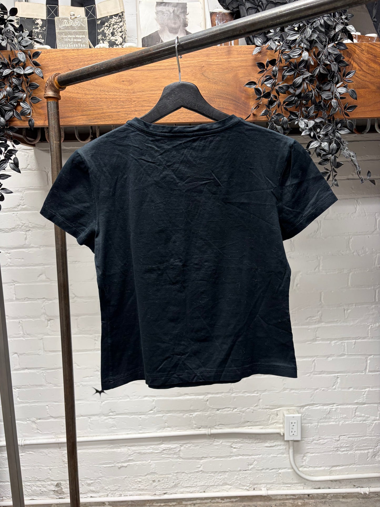 2000s Yves Saint Laurent Rive Gauche ‘YSL’ Logo Studded Sequin Top