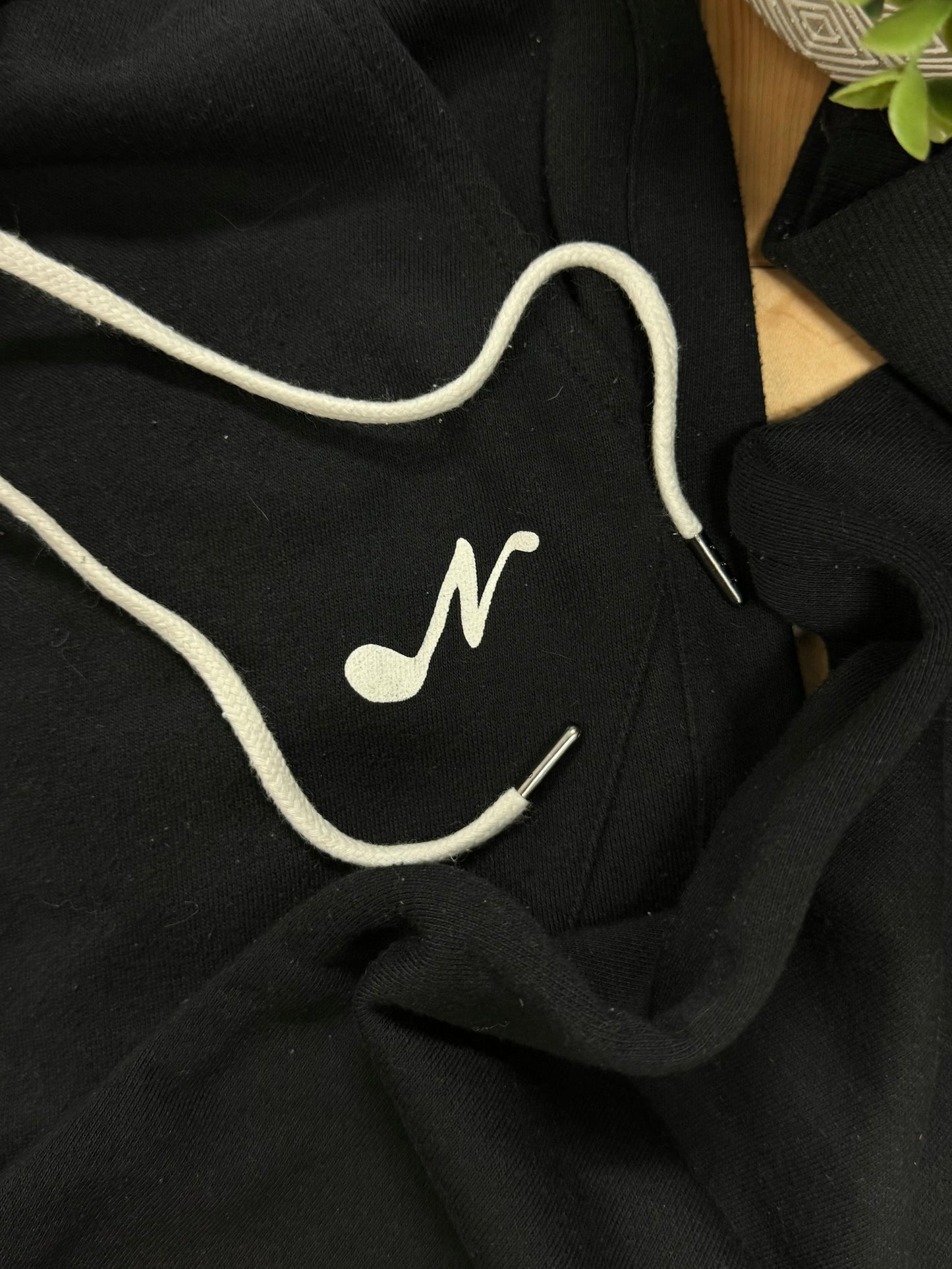 Number (N)ine ‘Music Note’ Logo Drawstring Black Sweatpants