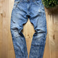 Diesel Light Washed Blue Distressed Denim