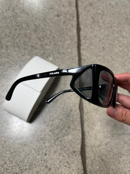 Prada ‘Blue Ray’ Black Tinted Square Shape Sunglasses