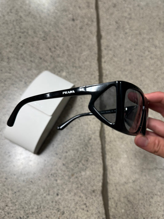 Prada ‘Blue Ray’ Black Tinted Square Shape Sunglasses