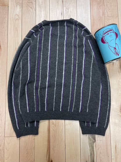 1990s Y’s for Men Striped Wool Knit Sweater
