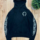 Chrome Hearts Horseshoe Logo Black Pullover Hoodie