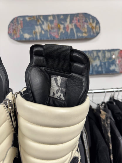 SS2022 Rick Owens ‘Fogachine’ Genuine Python Hide Geobaskets