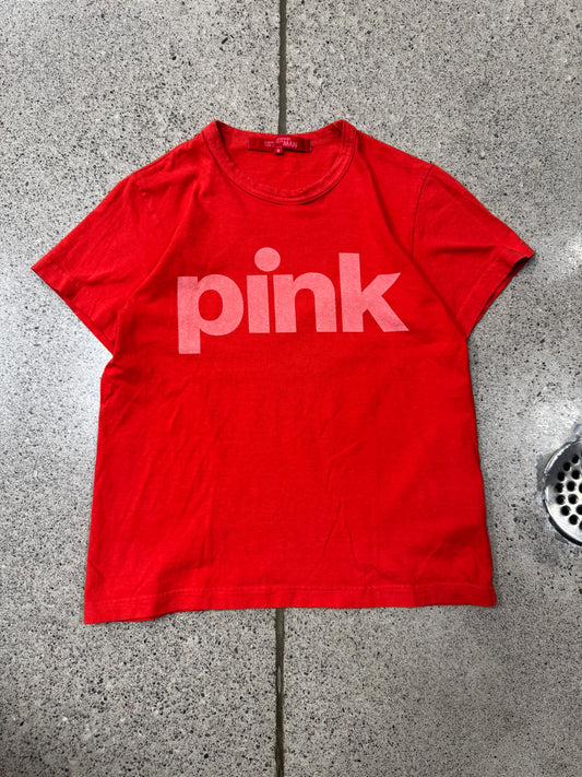 SS2011 Junya Watanabe ‘Pink’ Graphic T-Shirt