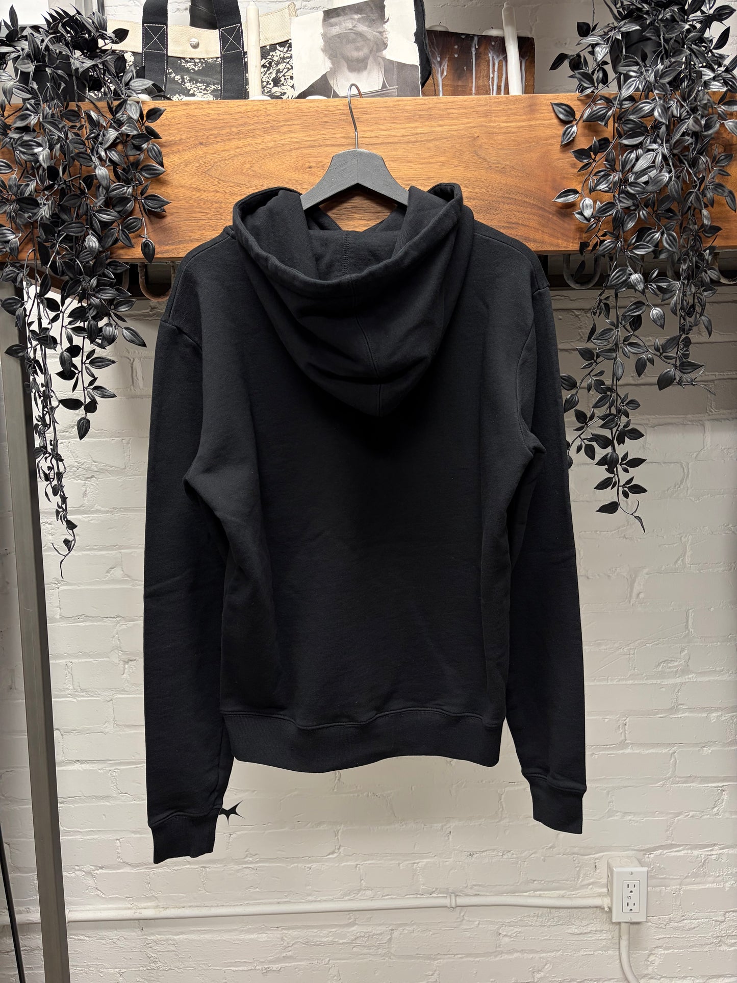 2019 Saint Laurent ‘Jardin Majorelle’ Black Pullover Hoodie