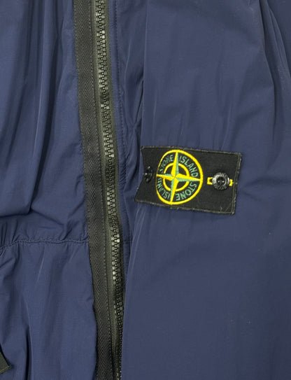 Stone Island Cross-Zip Badge Logo Bomber Jacket