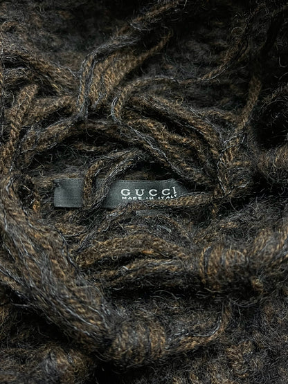 Gucci Camel Hair Shawl Knit Cardigan By Tom Ford