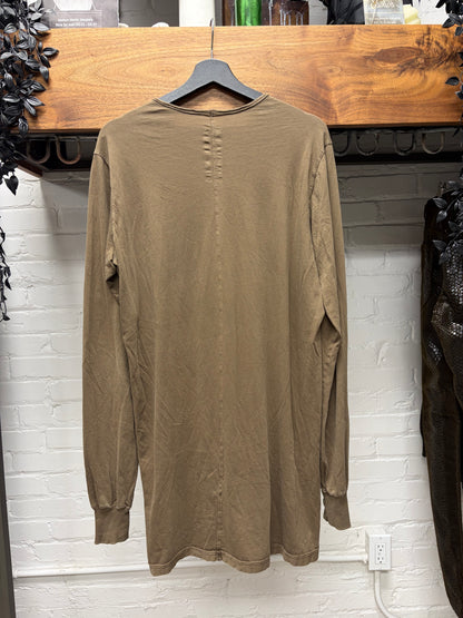 Rick Owens DRKSHDW Caramel Cotton Long Sleeve Shirt