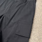 Givenchy ‘Cursive Logo’ Slim Straight Leg Black Cargo Trousers