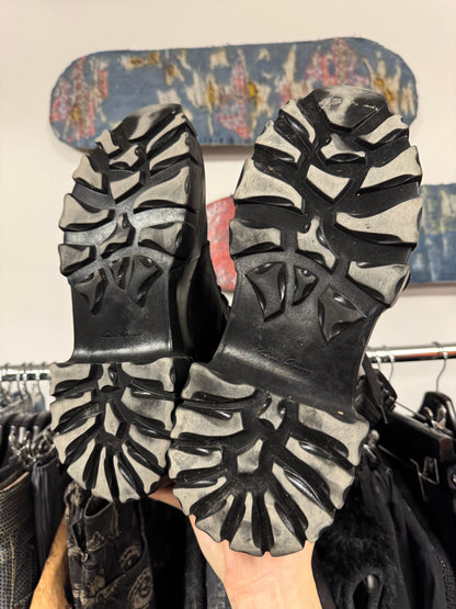 SS2019 Rick Owens ‘Babel’ Tractor Hiking Boots