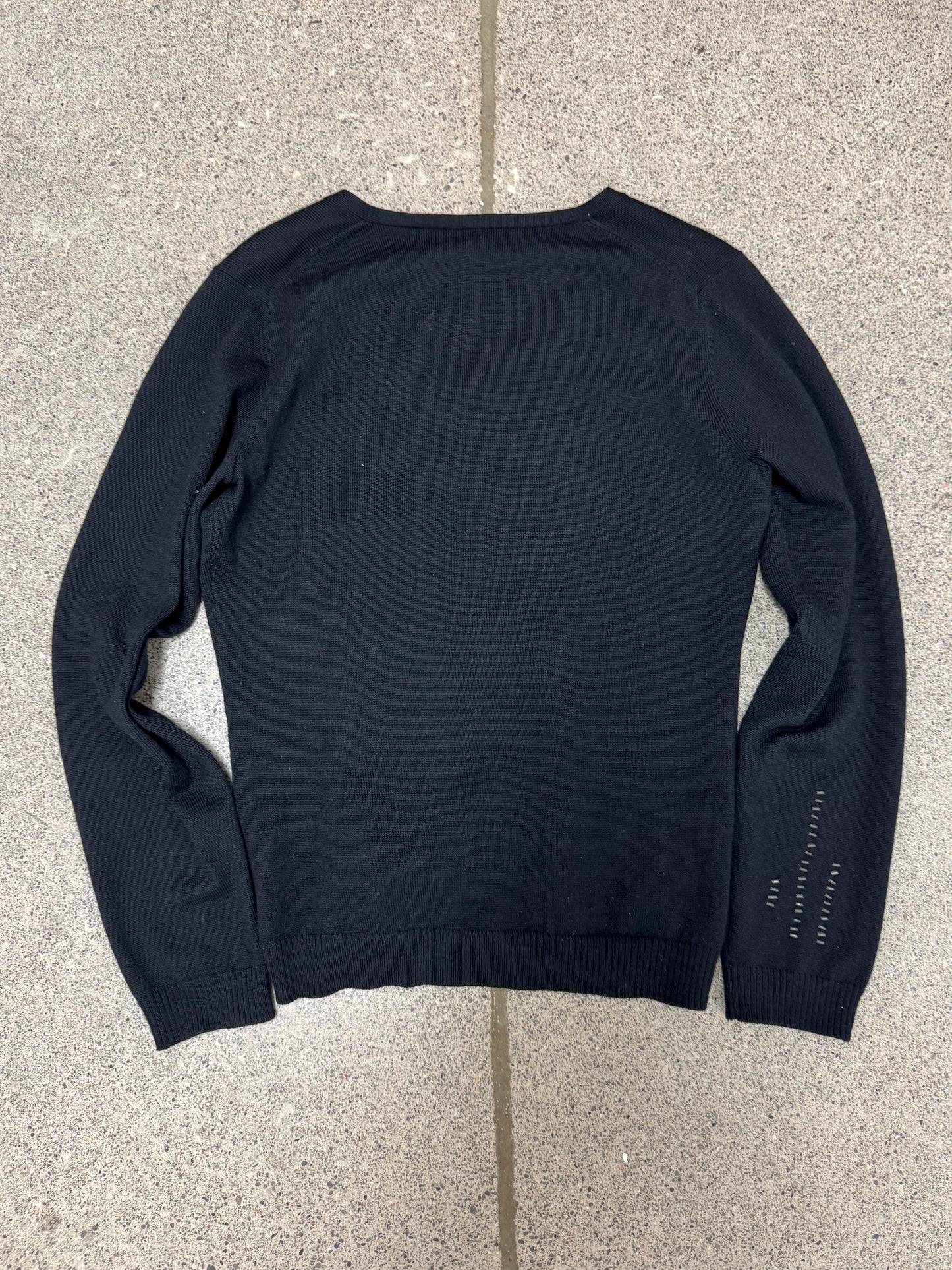 AW2005 Dior Homme by Hedi Slimane ‘Studded’ Cashmere V-Neck Sweater