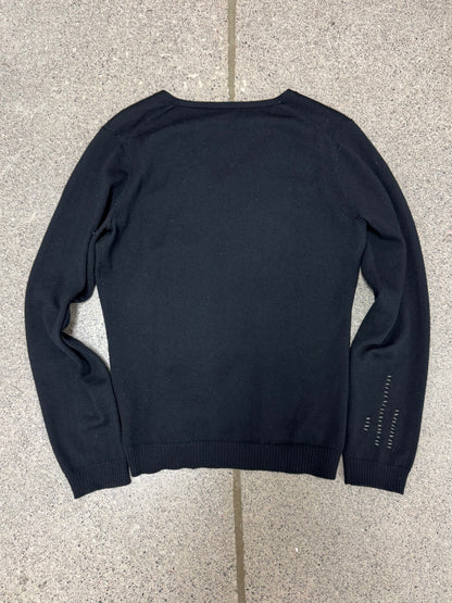 AW2005 Dior Homme by Hedi Slimane ‘Studded’ Cashmere V-Neck Sweater