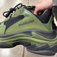 Balenciaga Triple S ‘Black Khaki’ Low Top Sneakers