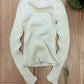 Gucci by Tom Ford Cream/White Wool Ribbed Knit Sweater