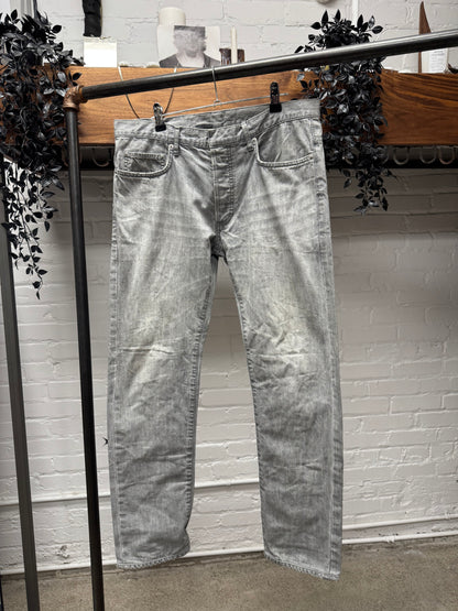Dior Homme Japan Exclusive ‘Smoke Grey’ Faded Wash Skinny Jeans