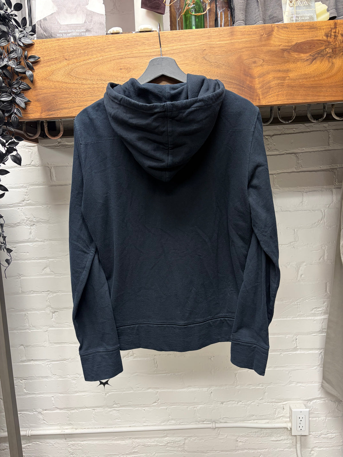 Dior Homme Cotton Zip-Up Hoodie with Silver Finished Hardware