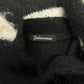 Undercover Mohair Stripe Knit Black/White Cardigan